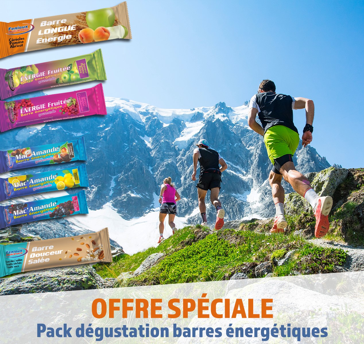 Pack dégustation barres énergétiques