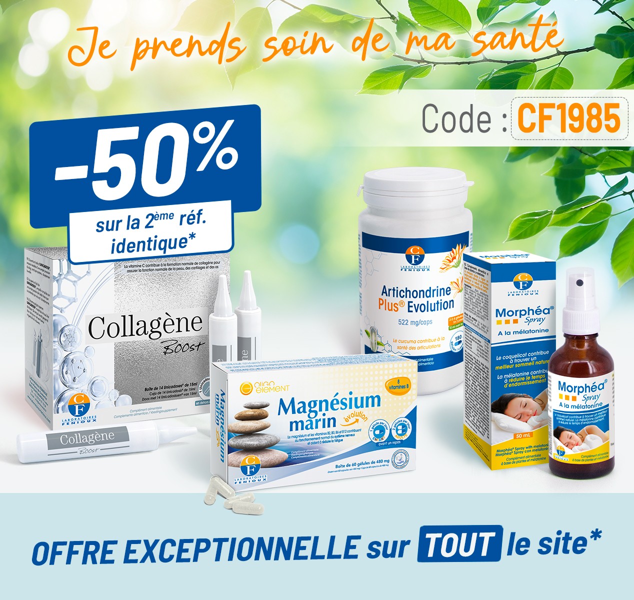 Compléments alimentaires en promotion