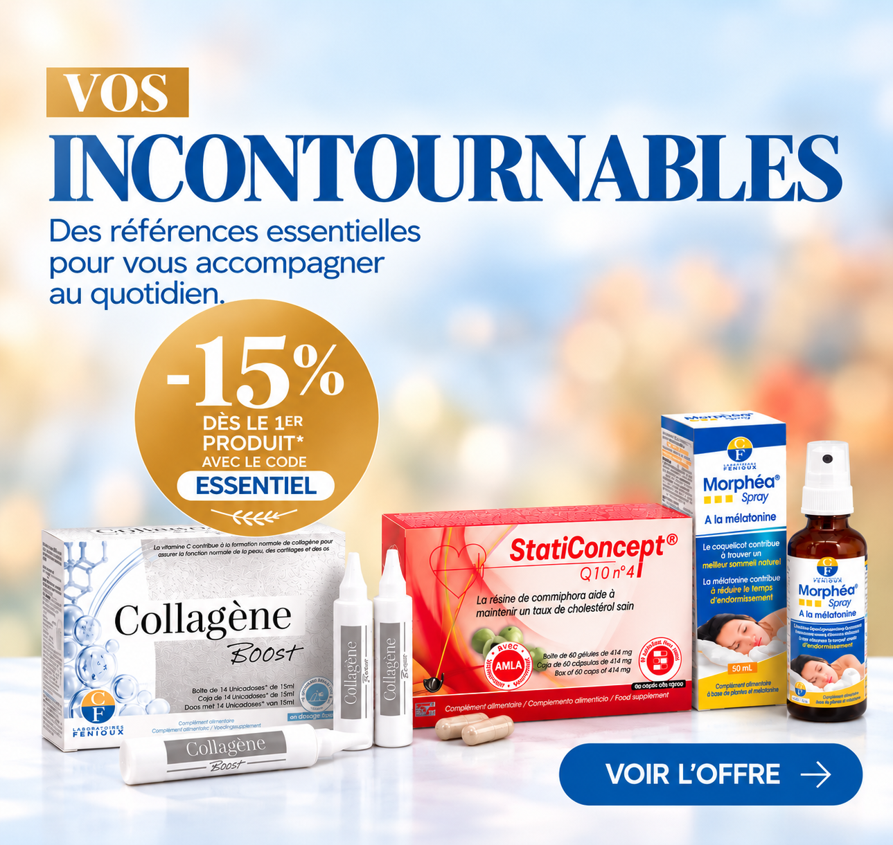 Compléments alimentaires en promotion