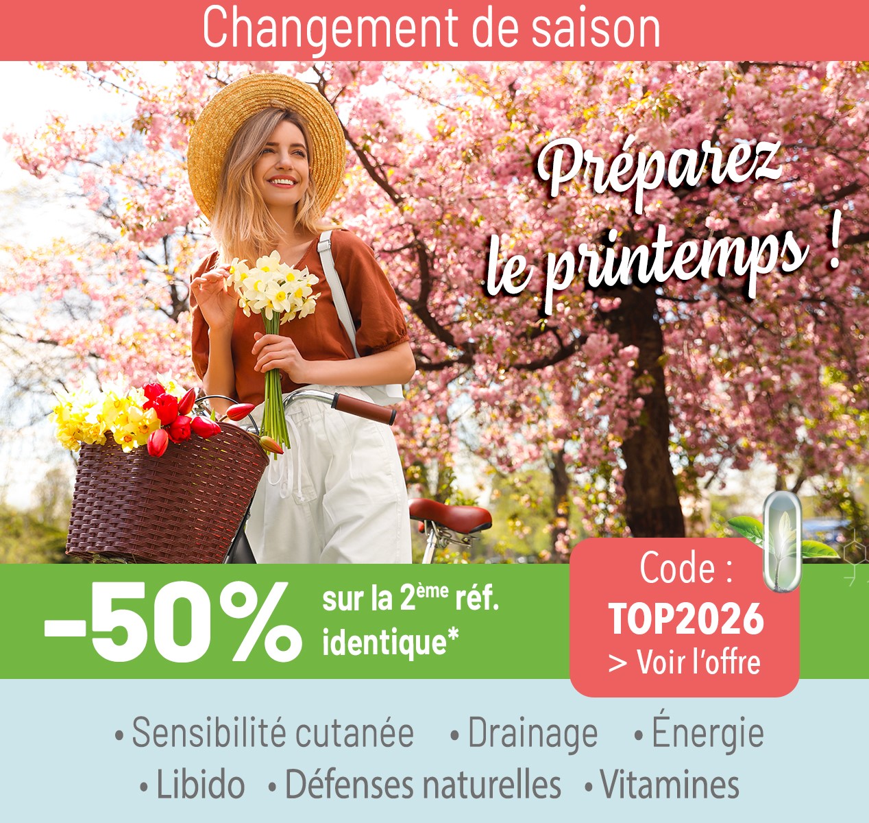 Compléments alimentaires en promotion