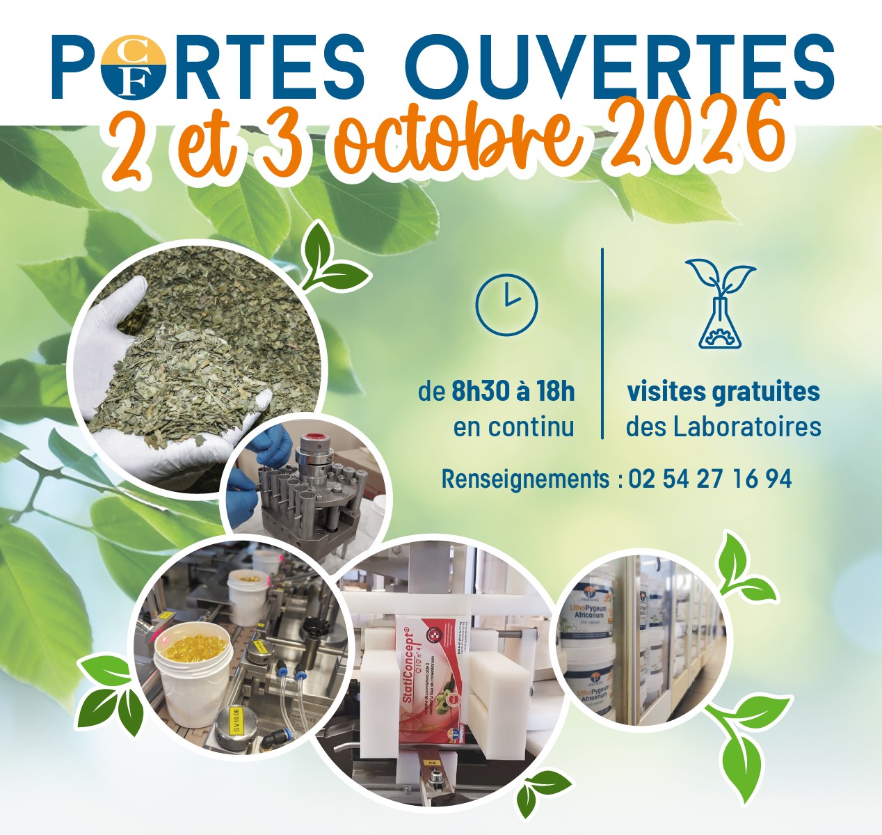Portes ouvertes octobre 2026