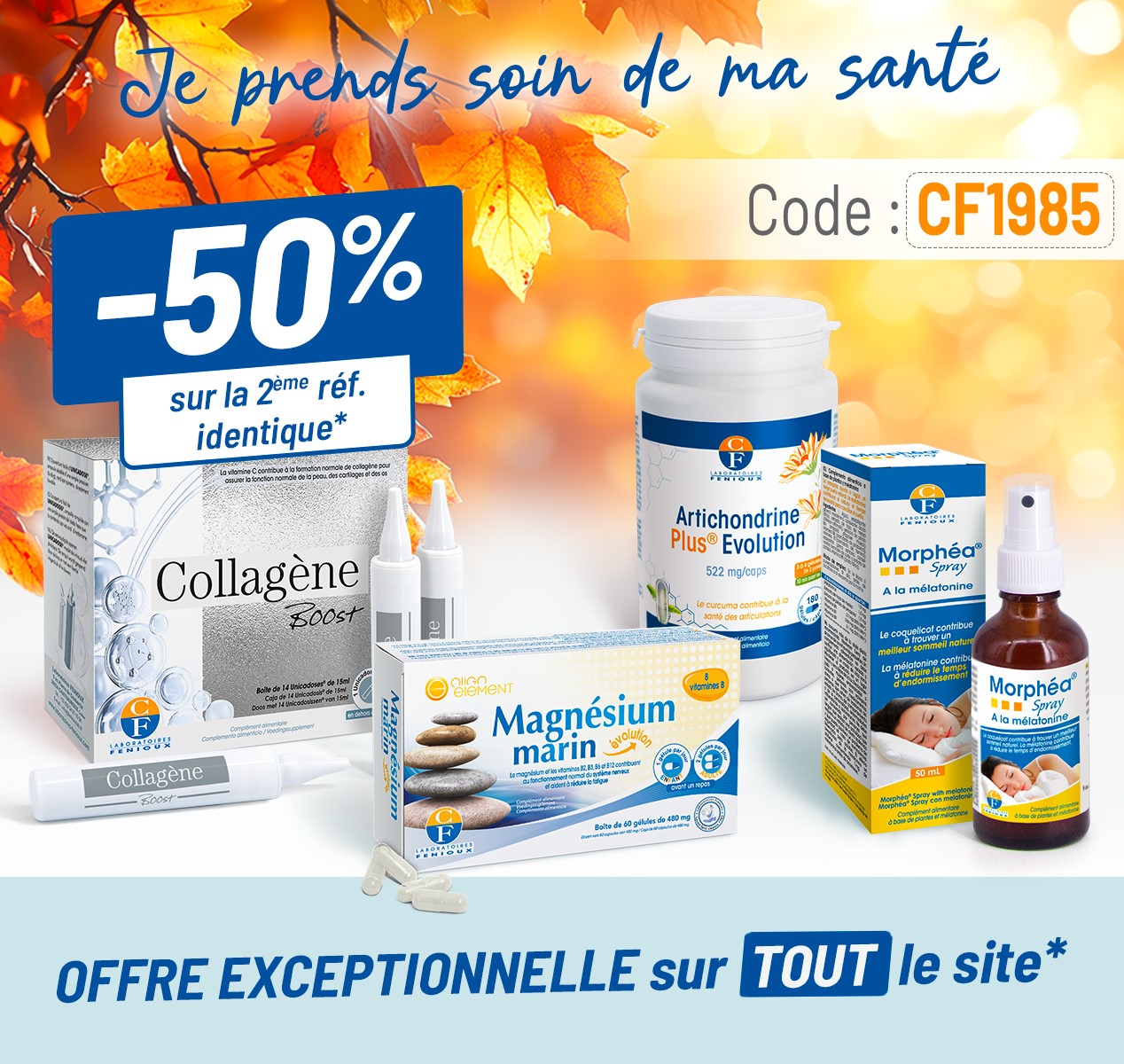 Compléments alimentaires en promotion