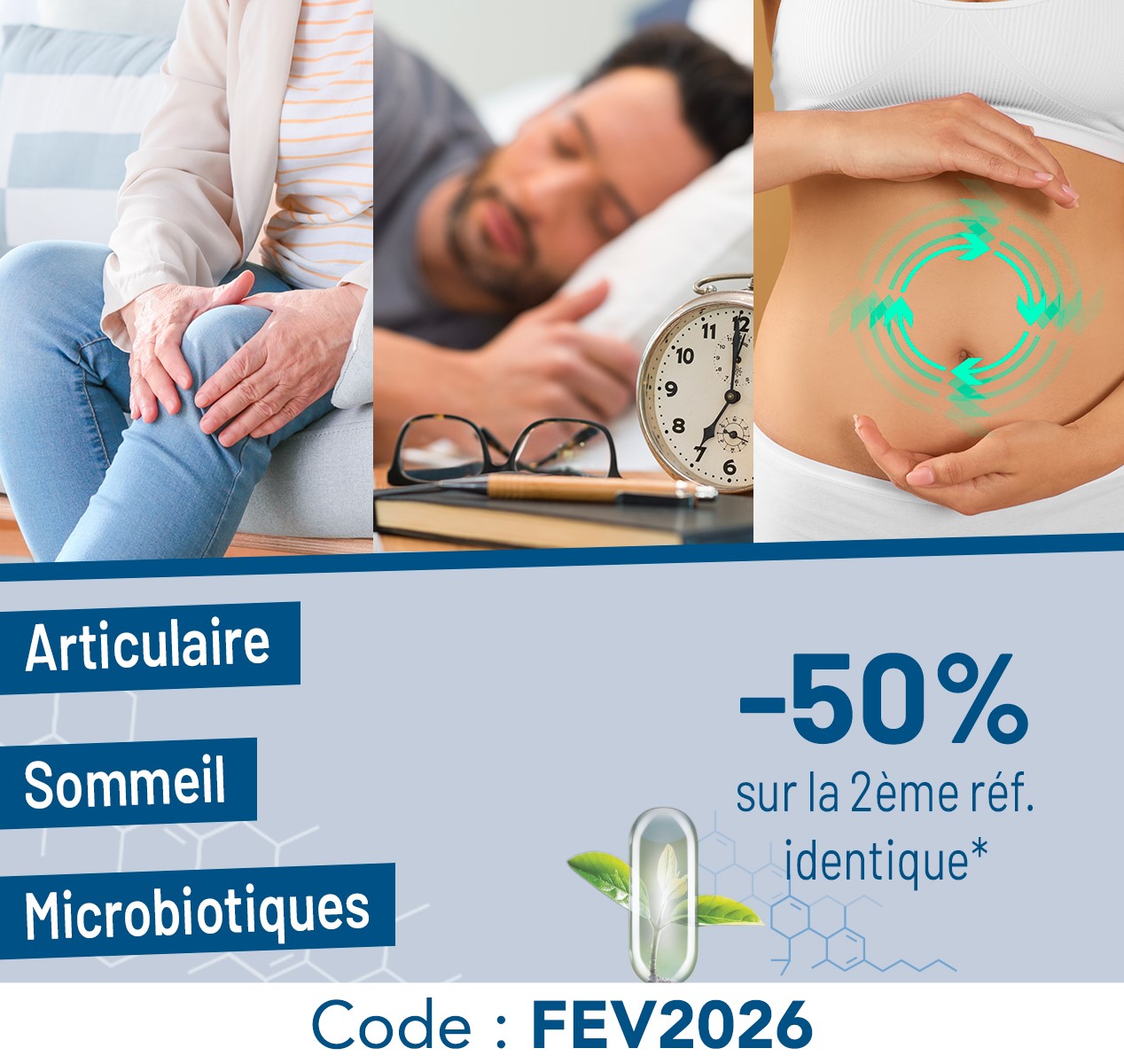 Compléments alimentaires en promotion