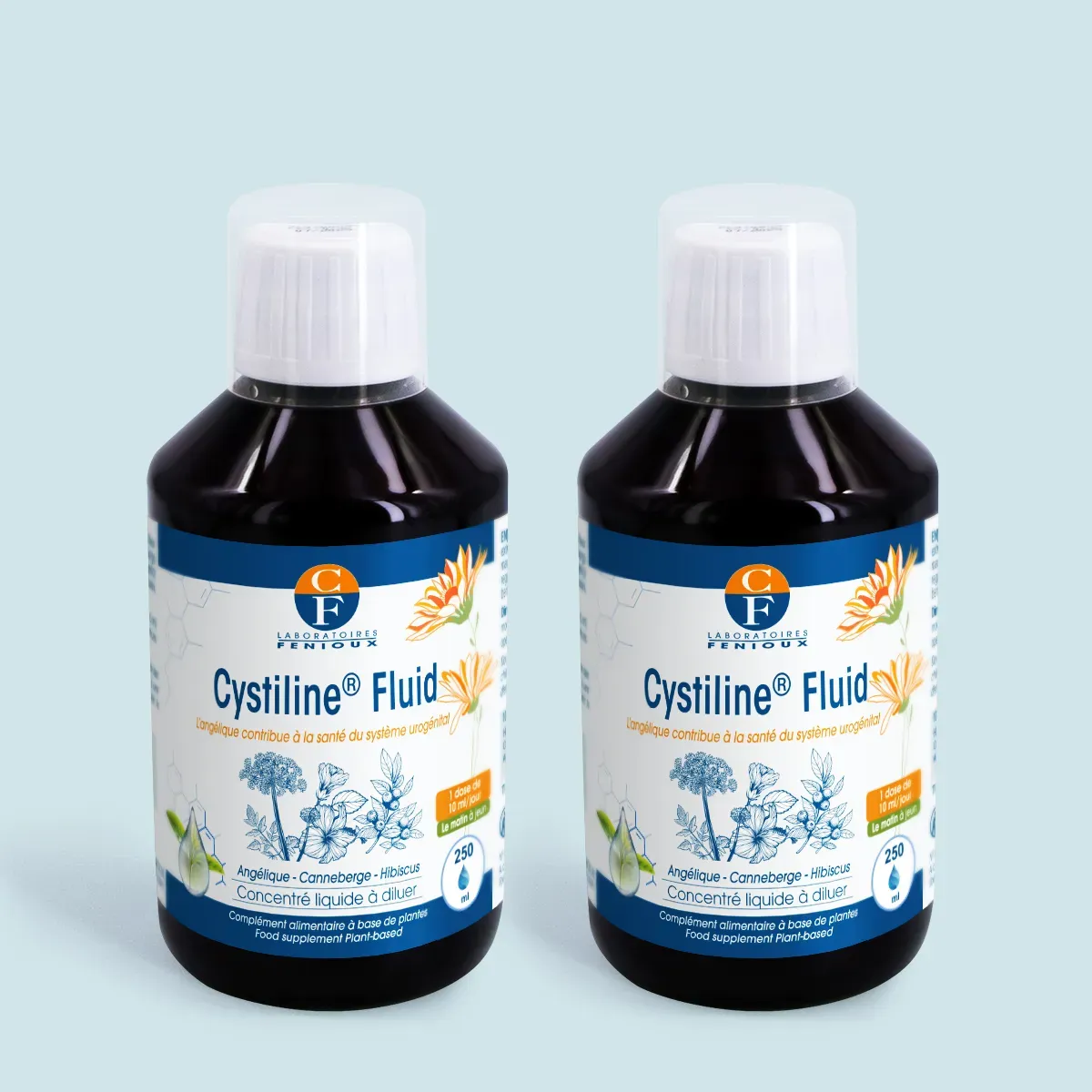 Cystiline® Fluid lot de 2